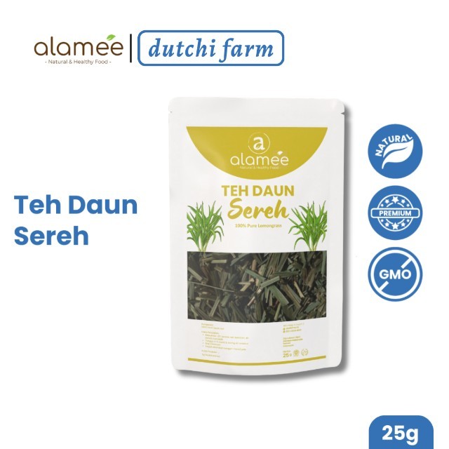 

ALAMEE Lemongrass Leaf Tea Teh Daun Sereh Organik Herbal OrganicKering Dried 10gr