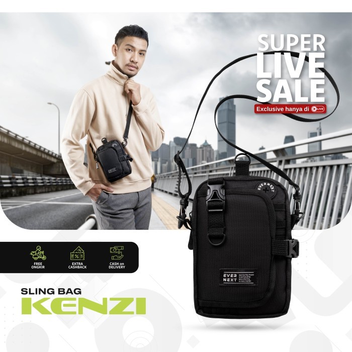 Tas Selempang Mini Pria Sling Bag Khenzo Sling Pouch Pria Tas Distro