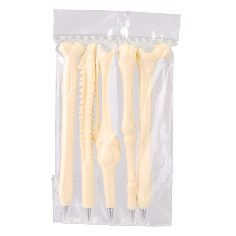 

5 pcs/Bag Ball Point Pen Bone Shape Nurse Student Doctor Stationery Gift Creative