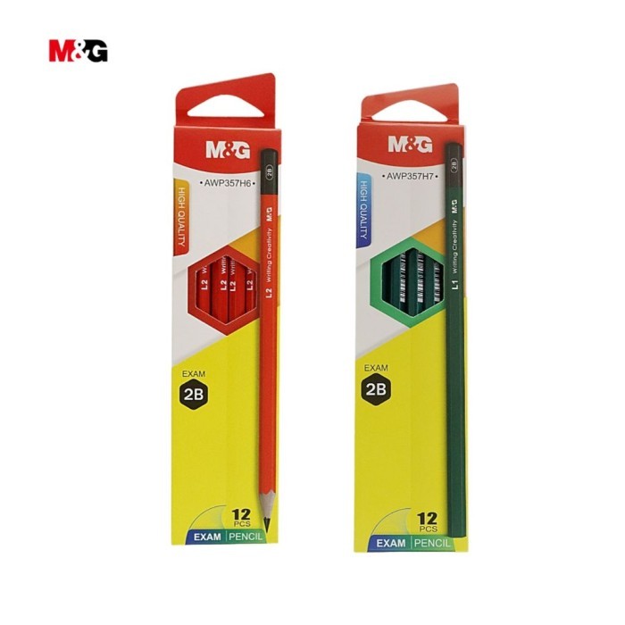 

Pensil 2B GRAPHITE Hexagonal M&G AWP357H7 AWP357H6 - SATUAN - 2B - AWP357H6 RED