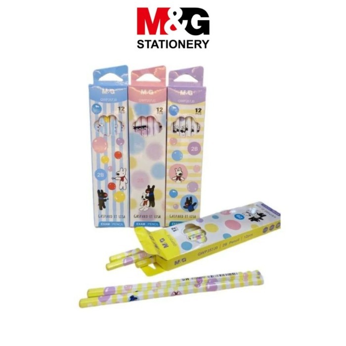 

Pensil 2B M&G Gaspard Et Lisa QWP357J0 Pencil Sekolah & Kantor - SATUAN - M&G Gaspard Et Lisa, QWP357J0