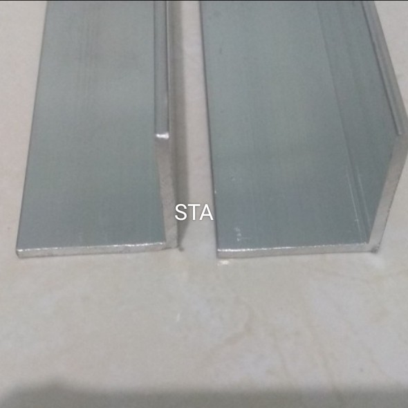 siku alumunium 3mm 25x25mm panjang 2 mter