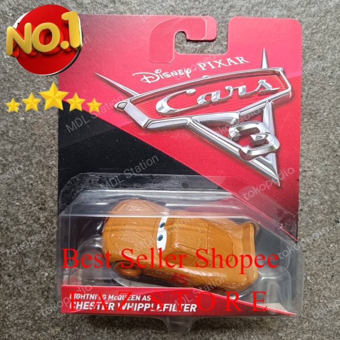 Toy Mattel Disney Pixar Cars  Lightning McQueen as Chester Whipplefilter FAZ Store