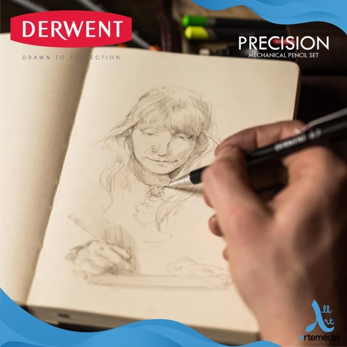 

Pensil Mekanik Derwent Precision Mechanical Pencil Set - HANYA REFILL