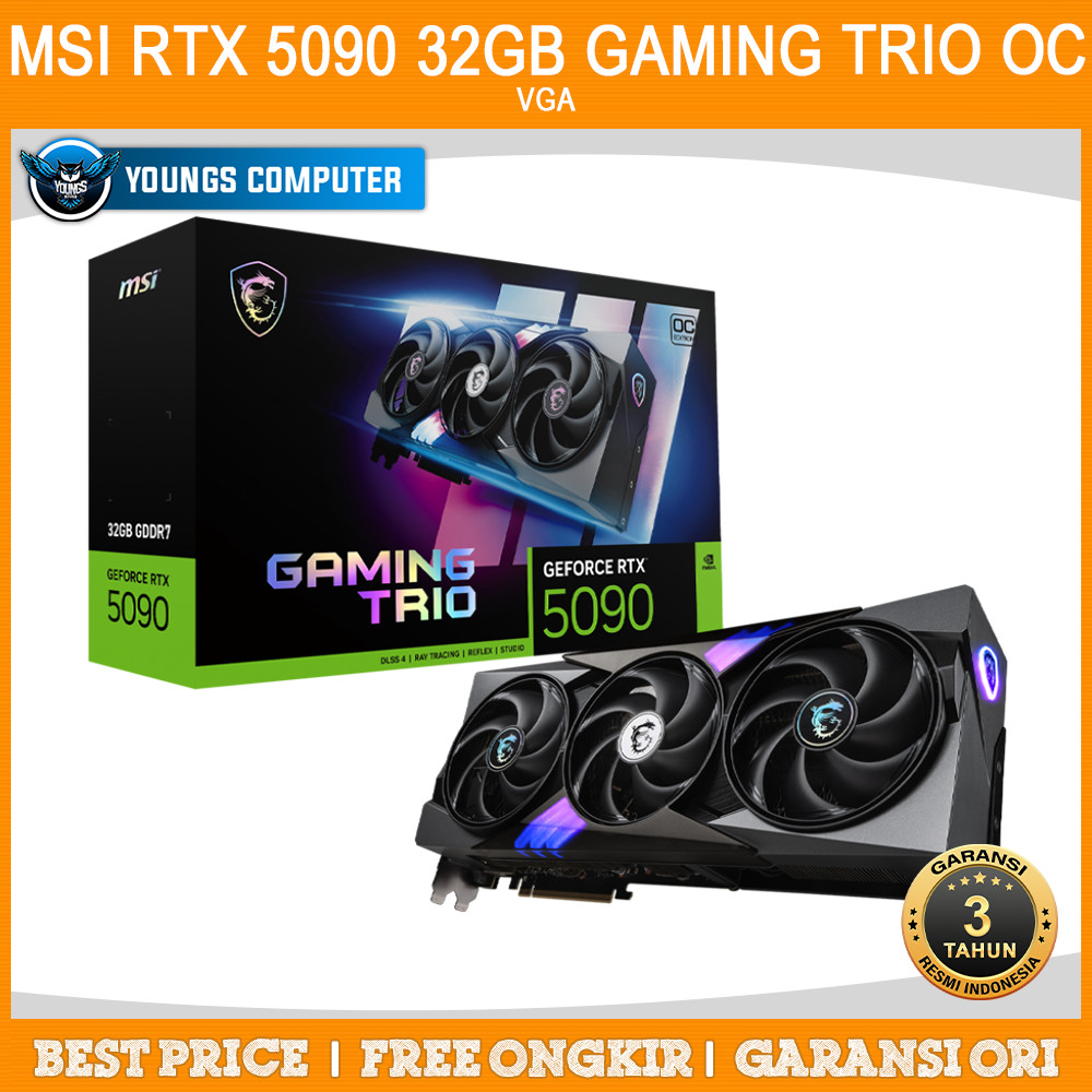 VGA MSI RTX 5090 32GB GAMING TRIO OC | RTX5090 32GB GDDR7