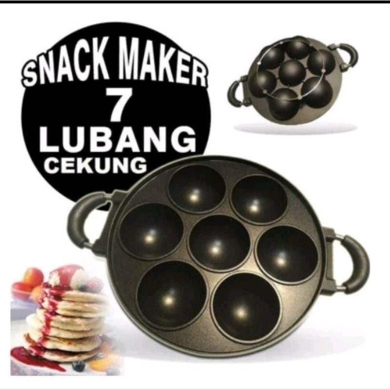 CETAKAN KUE 7 LUBANG CEKUNG HAPPY CALL