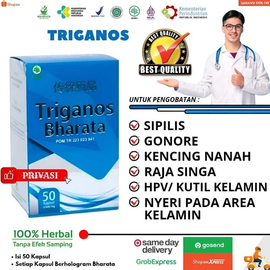 Obat Sipilis Kencing Nanah Gonore Kutil Kelamin Pencegahan HIV Ampuh Triganos Bharata