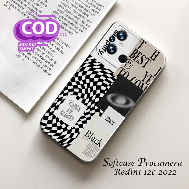 Softcase Pro Camera Xiaomi Redmi 12C Case Xiaomi Redmi 12C Kesing Hp Xiaomi Redmi 12C Case Hp Xiaomi
