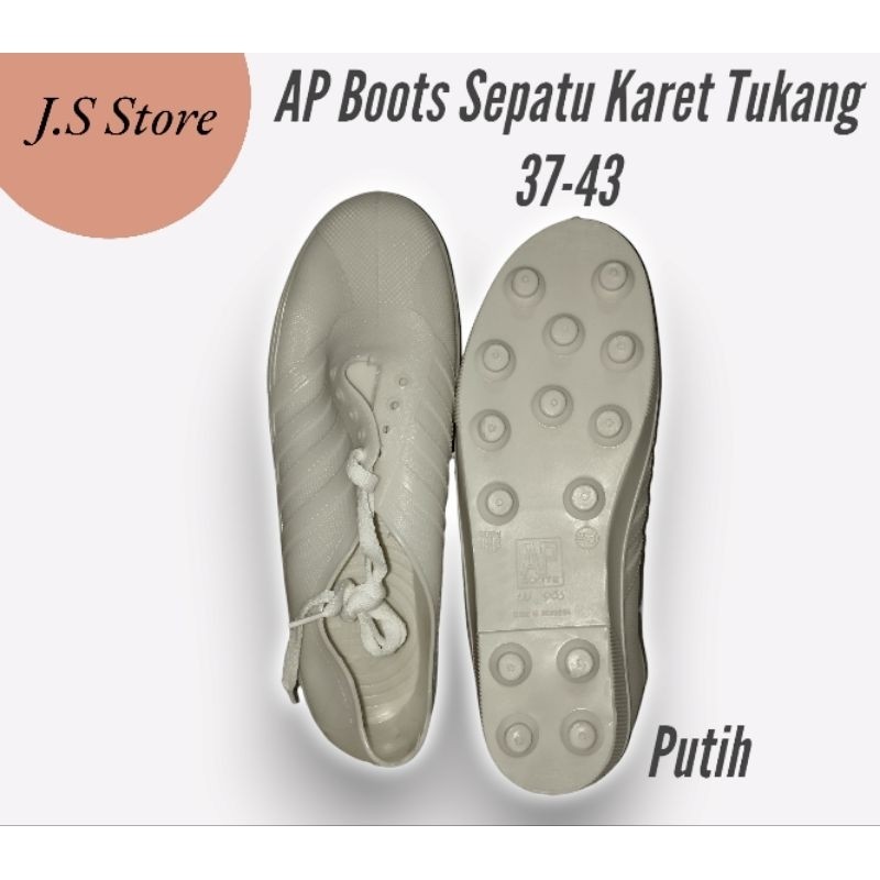 ap boots putih sepatu sawah