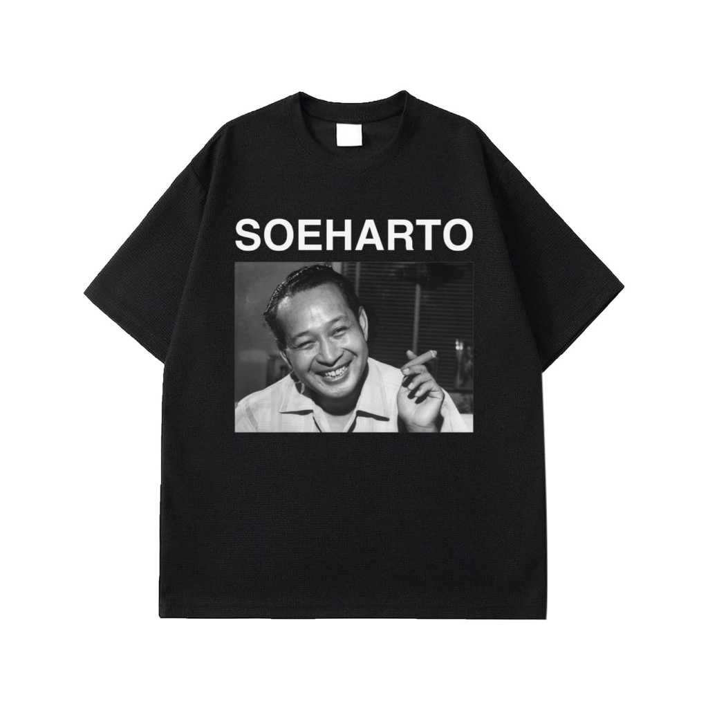 [ FREE GIFT ] Kaos Plesetan soeharto  - Baju Parodi - T Shirt Parody - Unisex - 24s