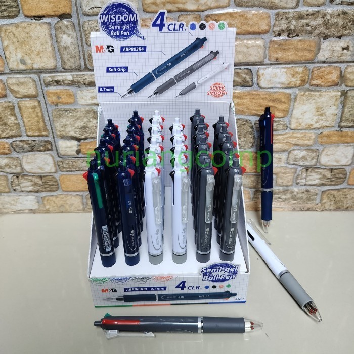 

M&G pulpen semi gel 4 warna wisdom