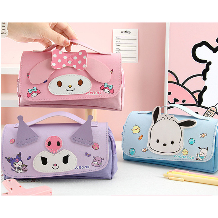 

PENCIL CASE SANRIO Tempat Pensil Imut Kapasitas BESAR Tempat Pensil Sanrio Lucu