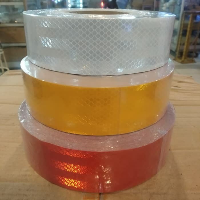 

Reflektive tape sticker diamond egp sarang tawon 5cmx45 meter -BC92