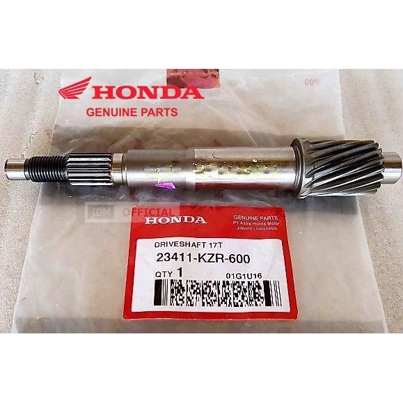 AS PULY VARIO 125 FI SERIES ORIGINAL DRIVESHAFT VARIO 125 PCX 150 CBU 23411KZR600 23411-KZR-600