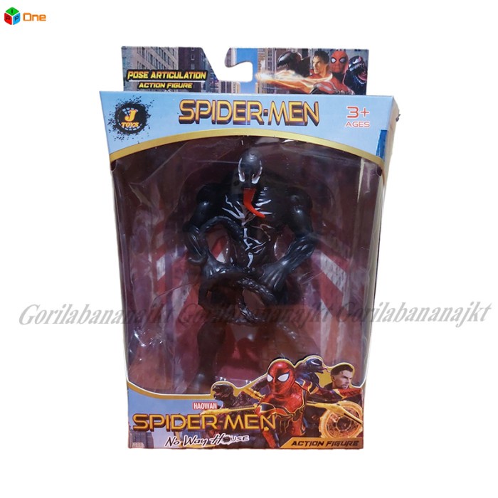 Mainan Anak Superhero Avengers Spiderman DrStrange Venom Action Figure - Venom, Bubble Saja