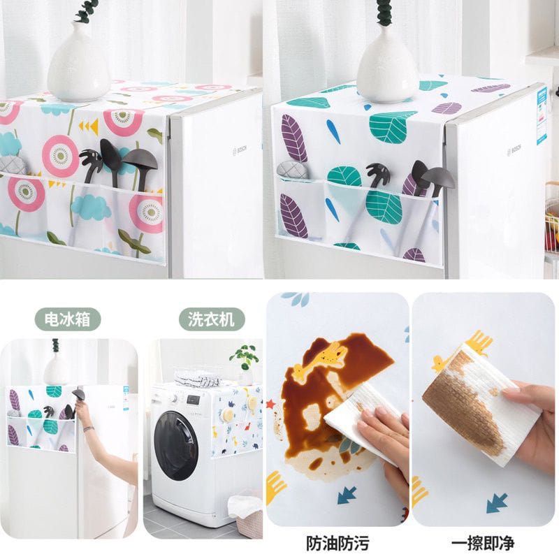 Cover Kulkas Taplak Kulkas Waterproof Anti Air