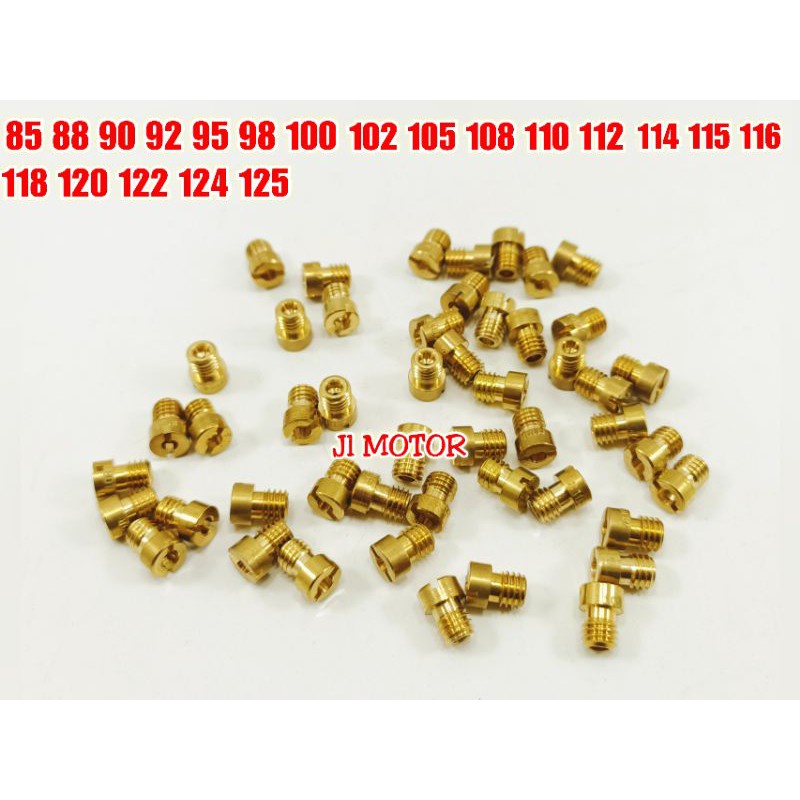Spuyer Main Jet Mainjet PE TIGER Ninja Klx D-Tracker N250 Beat Fu 80 85 88 90 92 95 98 114 116 Ori