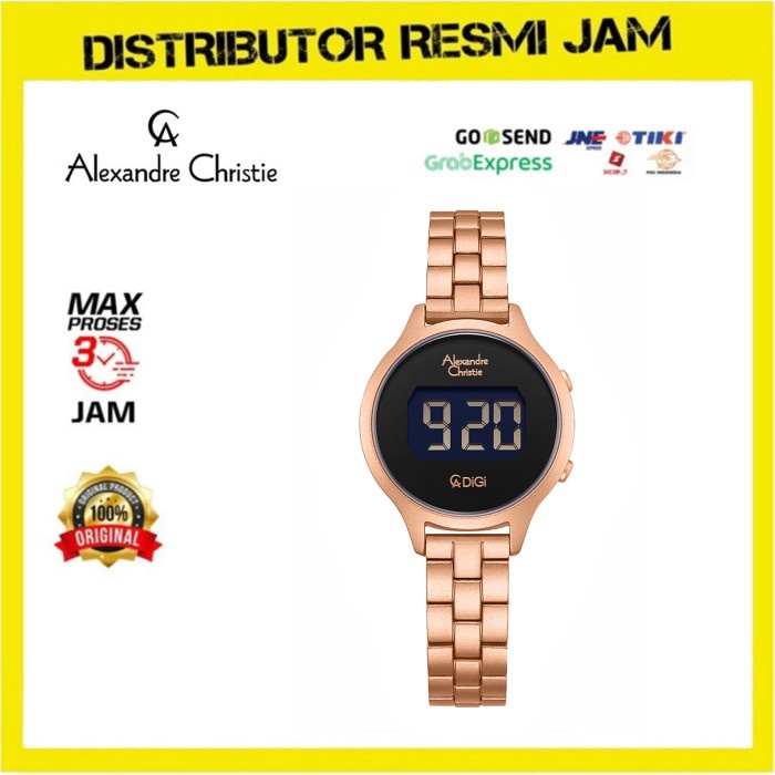 Jam Tangan Wanita Alexandre Christie AC 9379 AC9379 Gold