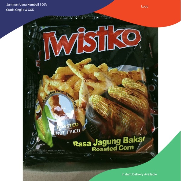 

Cemilan Santai Chiki twistko rasa jagung bakar 70gr