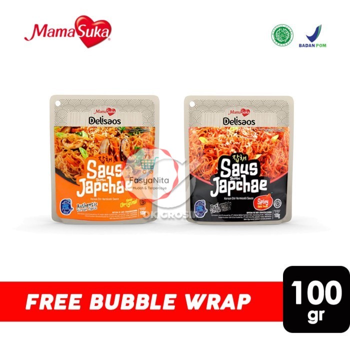 

Mamasuka Delisaos Saus Japchae / Korean Stir Vermicelli Sauce [100 gr] - FasyAnita Mart Denpasar