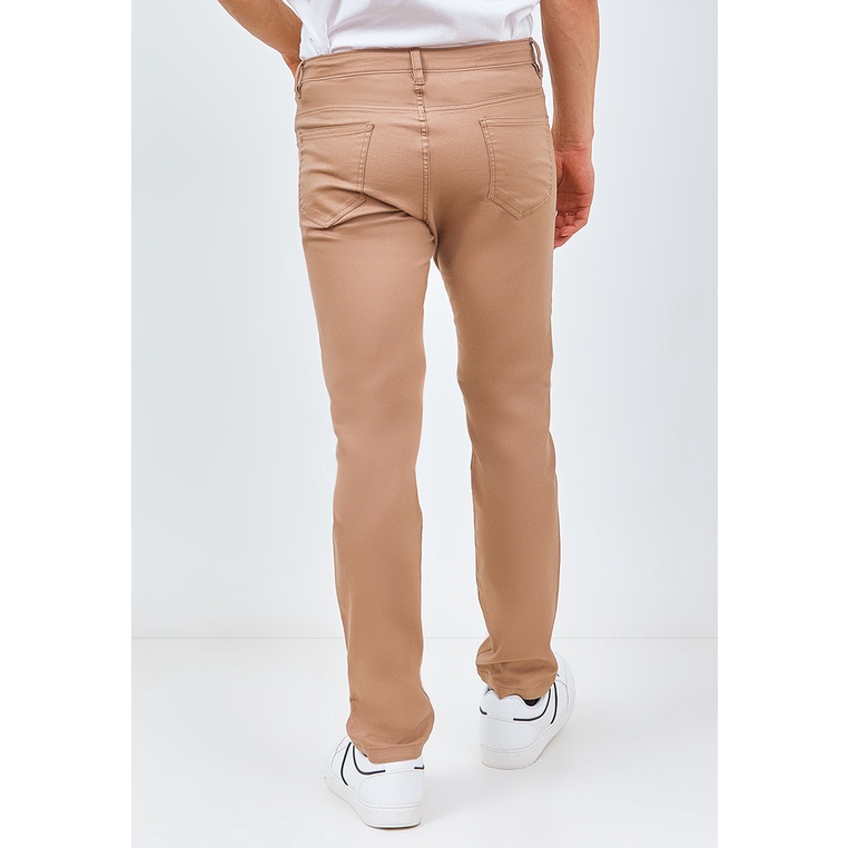 MANZONE Celana Panjang Pria Chinos SPREAD-BR - BROWN