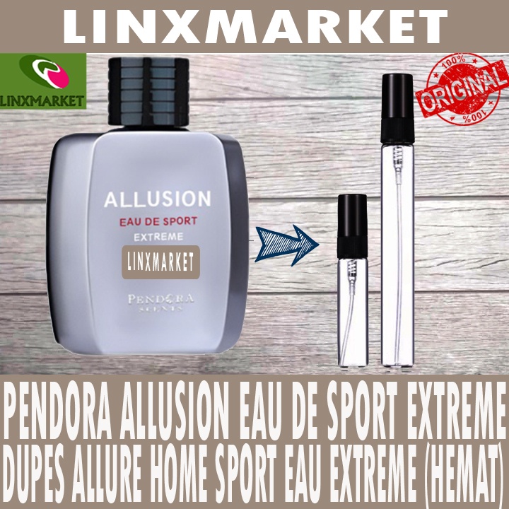 PENDORA ALLUSION EAU DE SPORT EXTREME DUPE ALLURE HOMME EXTREME HEMAT