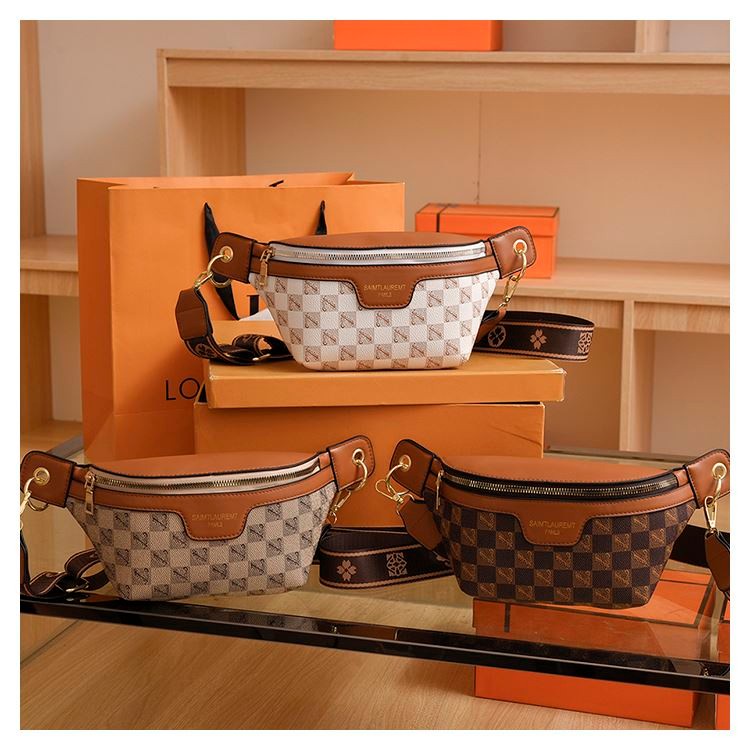 Tas Pinggang Wanita Fashion Korea China Import Modis Elegan Termurah Terlaris JTF0067 Brown,Khaki,Wh