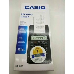

Kalkulator Casio Portable Printer HR - 8 RC Reprint And Check