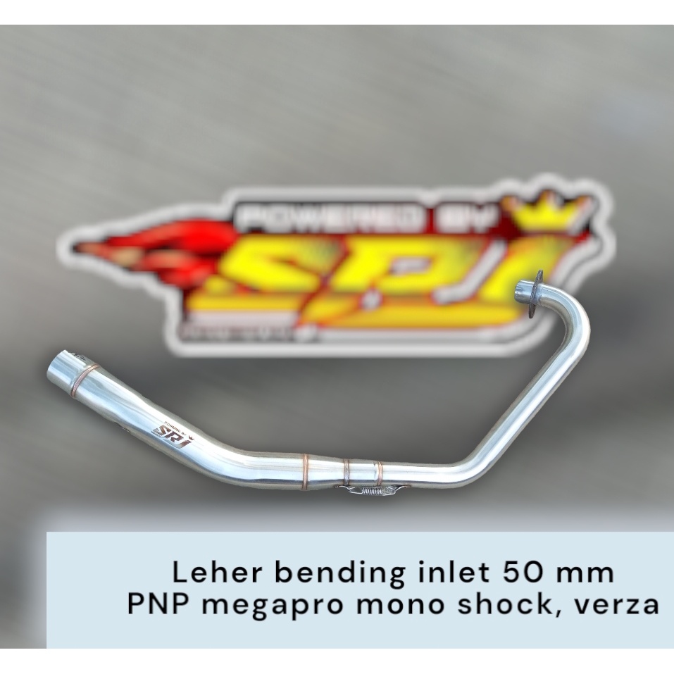 leher header pipa knalpot racing bending verza megapro mono shock inlet 50 mm srj racing 354 ori original  Pulsa telkomsel