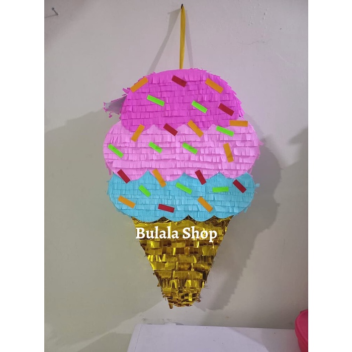 

Pinata Pukul / Pinata Karakter Ulang Tahun Motif Ice Cream 3 (Custom) ORI