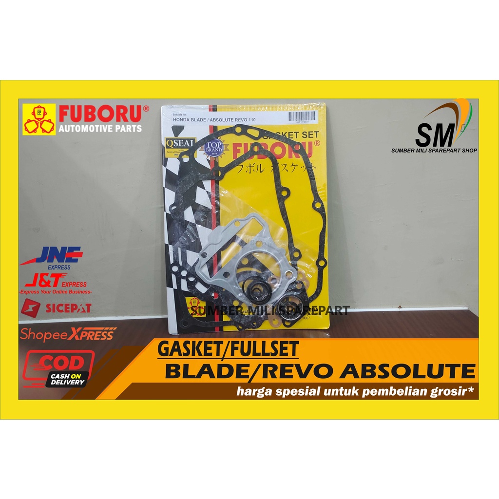 GASKET /PAKING FULLSET BLADE/REVO ABSOLUTE FUBORU