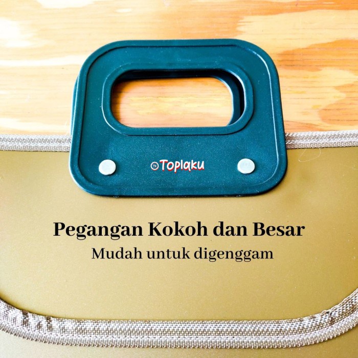 

Tas Berkas Map Dokumen Anti Air Resleting Besar File Document Bag - SILVER