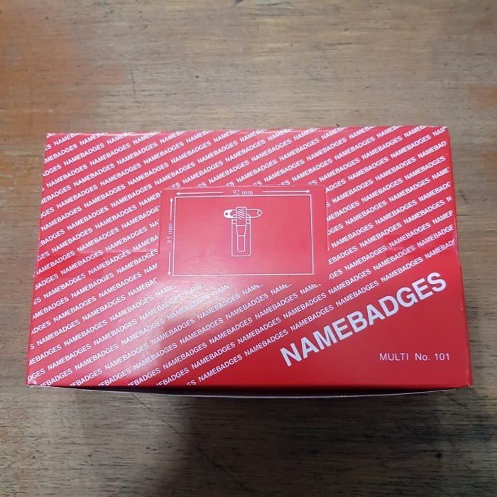 

Name Tag Multi tebal ID badge - 1 pack=50pcs