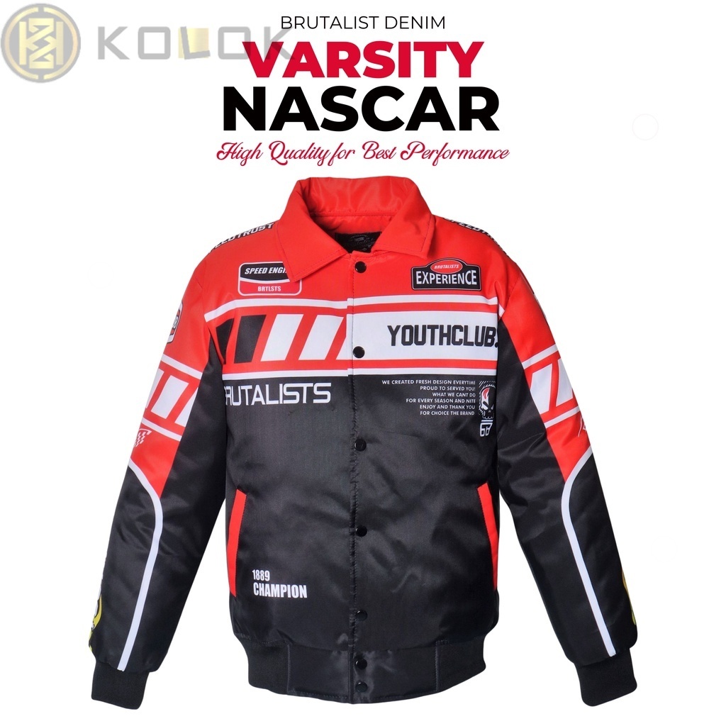 Jaket Nascar Vintage Racing Jacket Motif NASCAR RACING 96