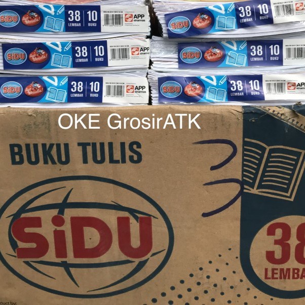 

Buku Tulis SIDU 38 Lembar Pak=10 pcs - Cowok