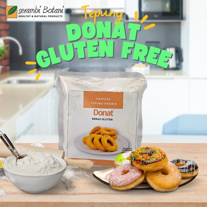 

Promo Bisa COD Tepung Premix Donat Lokalloka Gluten Free