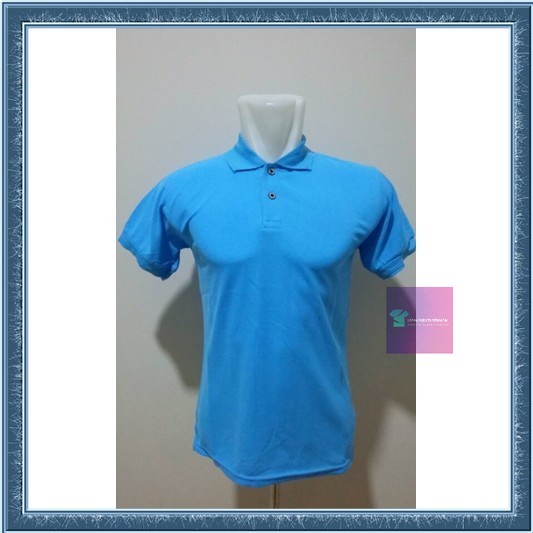 POLO POLOS / KAOS KERAH / POLOS BIRU MUDA / POLO SHIRT / POLO KERAH / WARNA / SHIRT PRIA