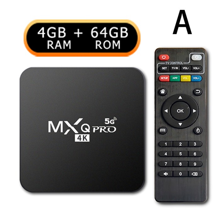 Android TV Box Ram 4gb Android 11 OS 5G 4K Ultra HD Free Smart TV Box - 4gb+64gb