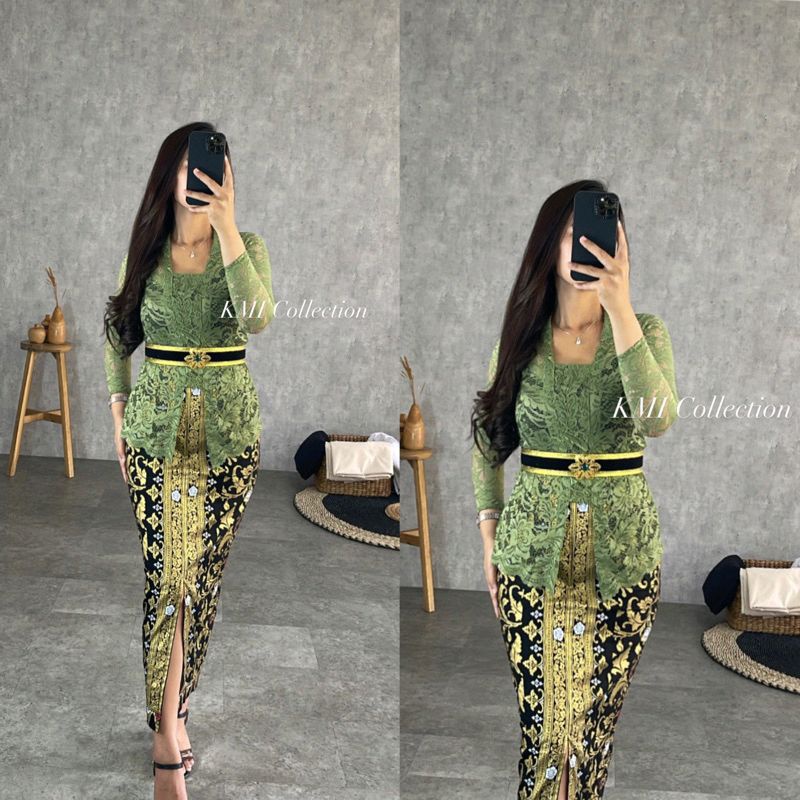 Kebaya / Kebaya  Brukat Panjang / kebaya bali modern