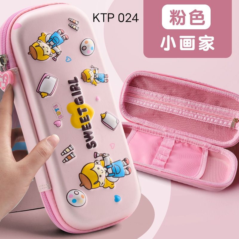 

MKR Kotak Pensil Anak Sekolah TK SD 6D Bahan EVA Anti Air Tempat pensil ufo astronot timbul tempat pensil anak