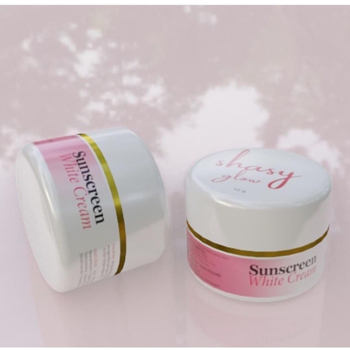 SHASY GLOW SUNSCREEN WHITE CREAM REG BPOM