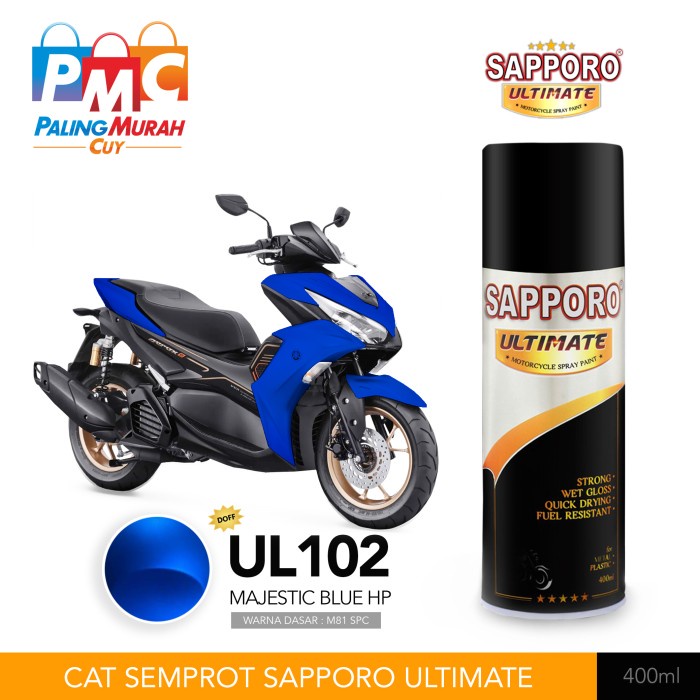SAPPORO ULTIMATE Colour Cat Semprot UL102 Majestic Blue HP