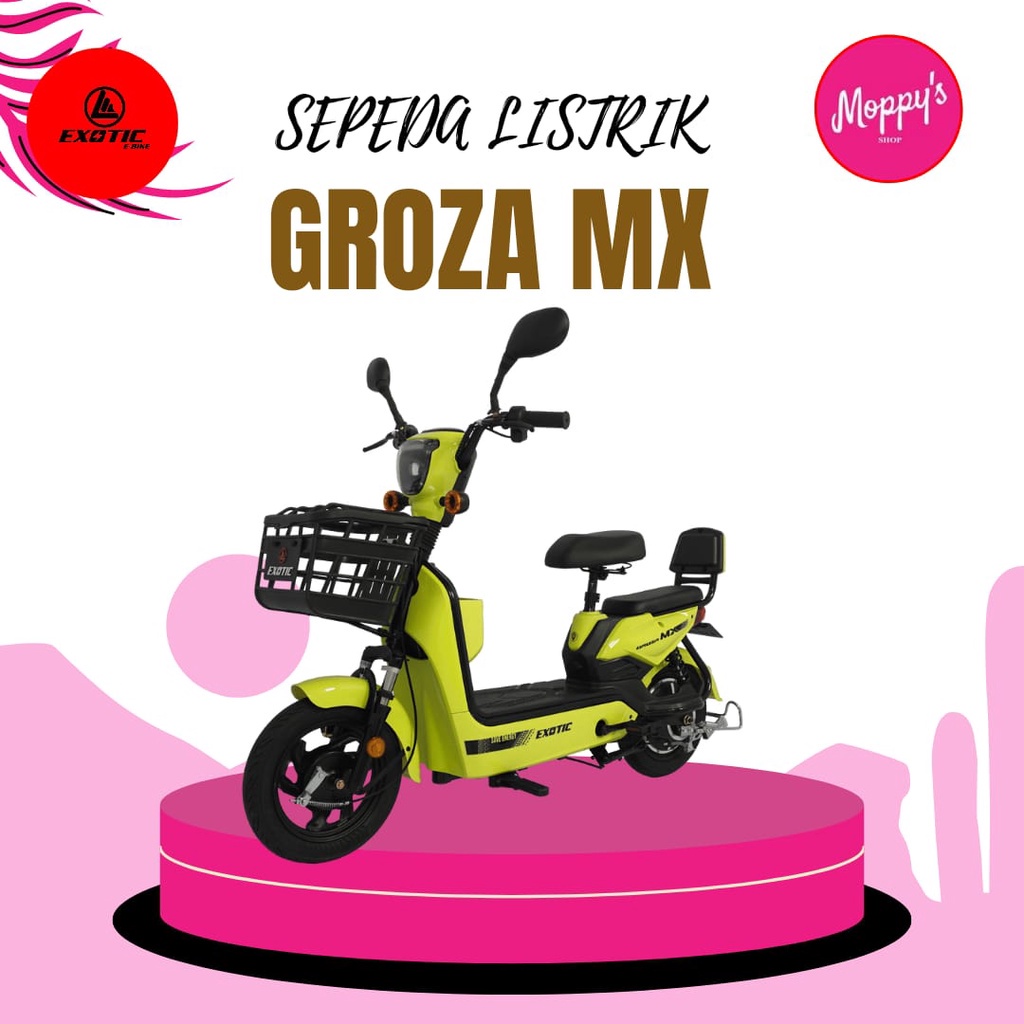 SEPEDA LISTRIK GROZA MX PACIFIC EXOTIC