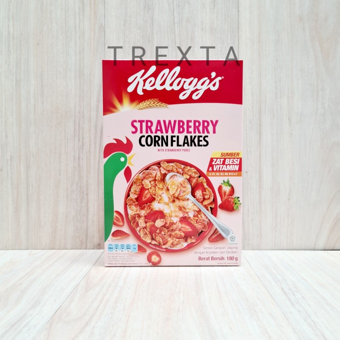

Strawberry Corn Flakes Kelloggs 180 Gram