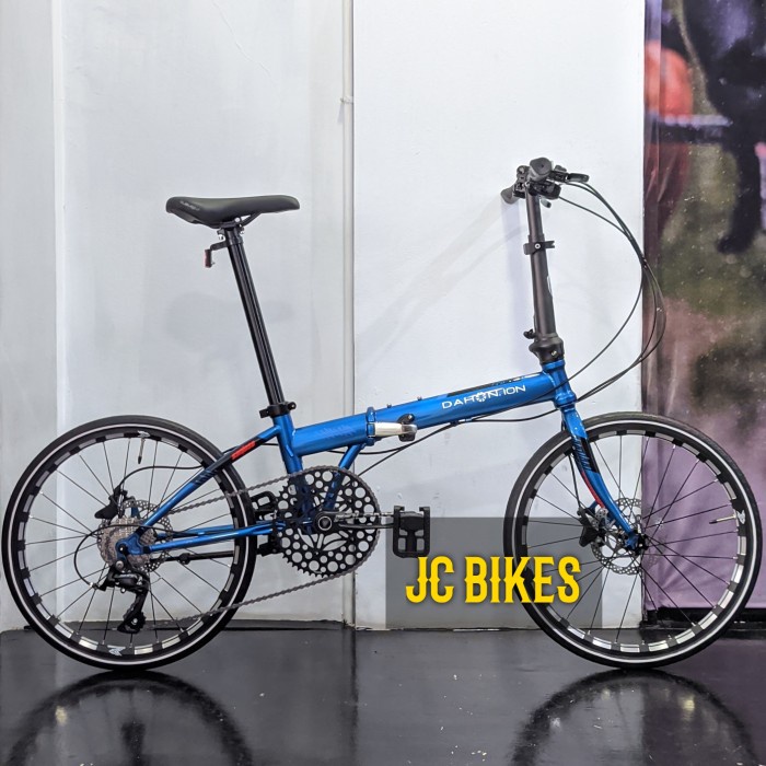 Sepeda Lipat Dahon ION Sanjose Chromoly 20+ Fullbike Rakitan JC Bikes - Blue