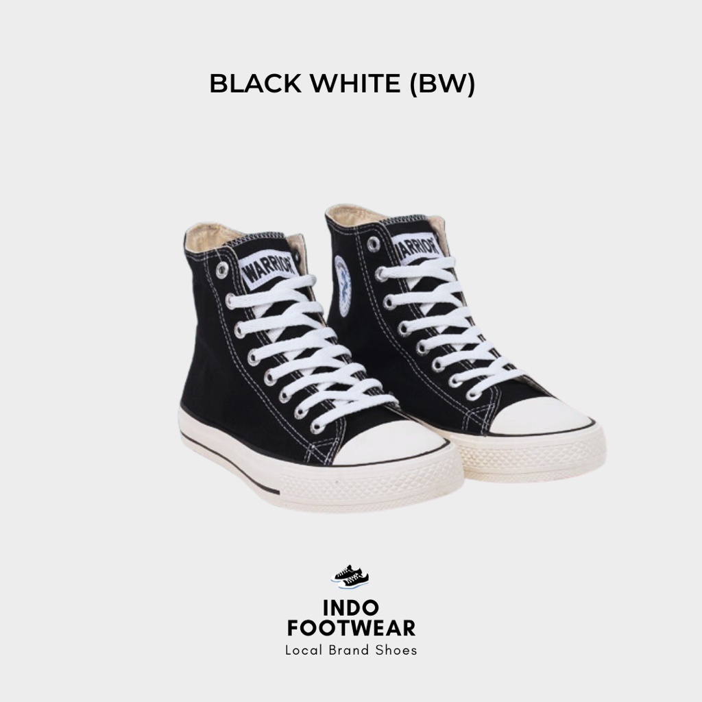 Sepatu Warrior Sparta High &amp; Low Bw Bbw White Sepatu Sekolah Termurah 003