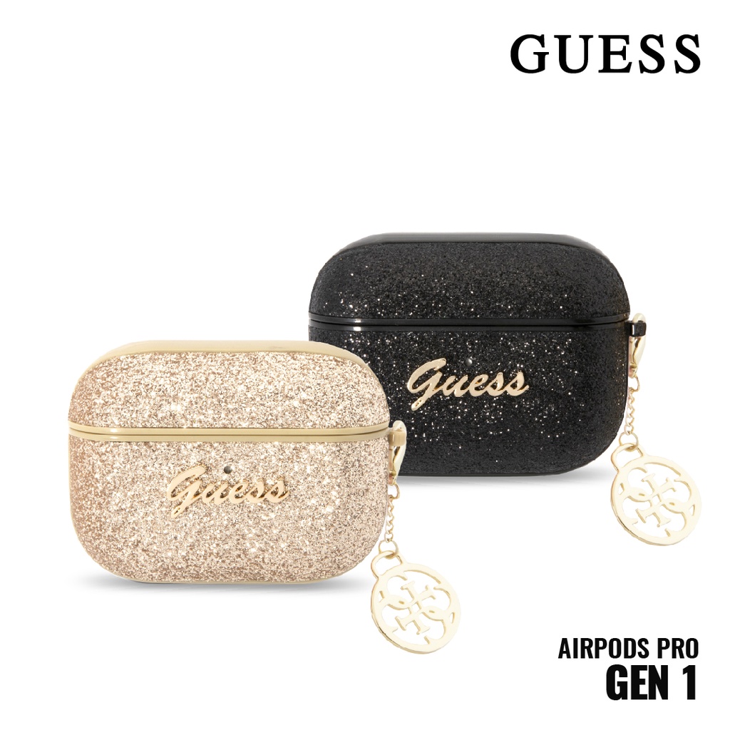 Case Airpods Pro GUESS Glitter 4G Charm