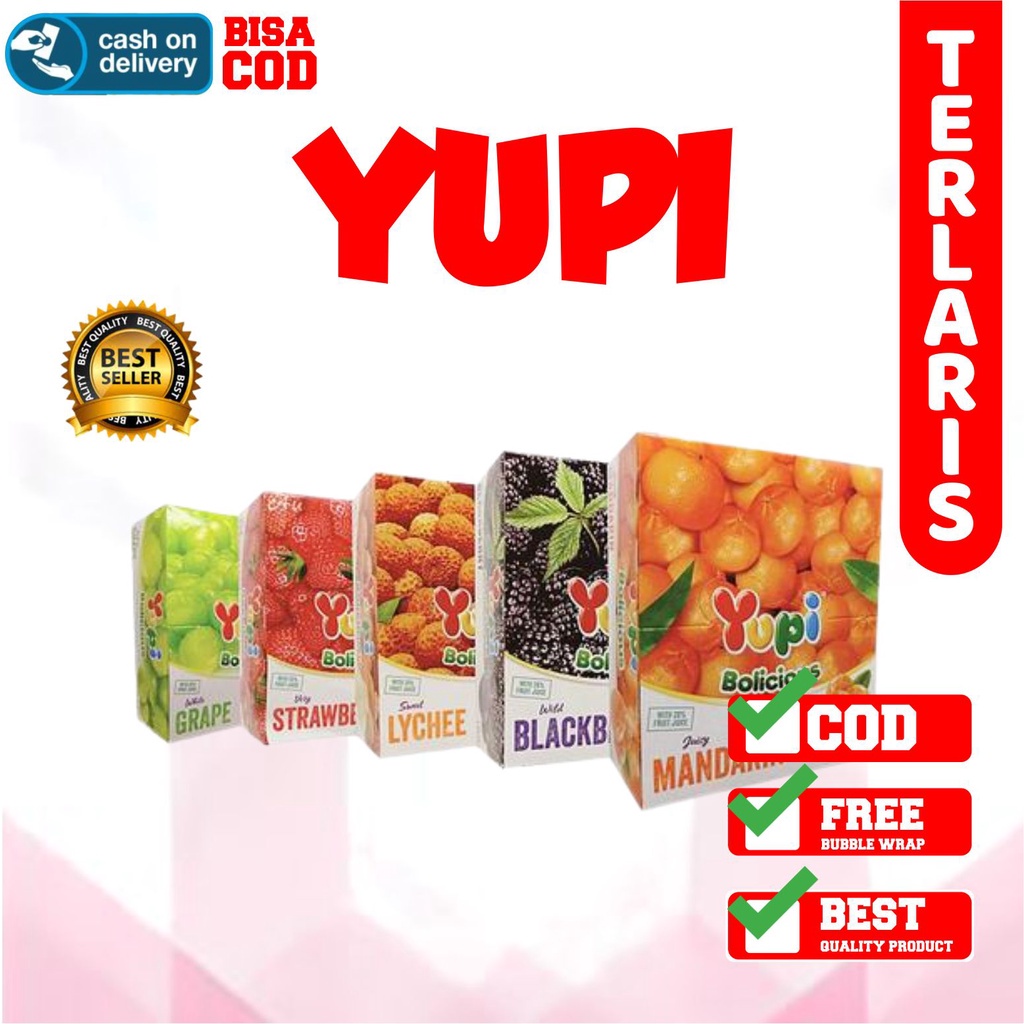 

PERMEN YUPI BOLICIOUS JAJANAN JADUL KEKINIAN TERMURAH COCOK UNTUK BINGKISAN ULANG TAHUN box