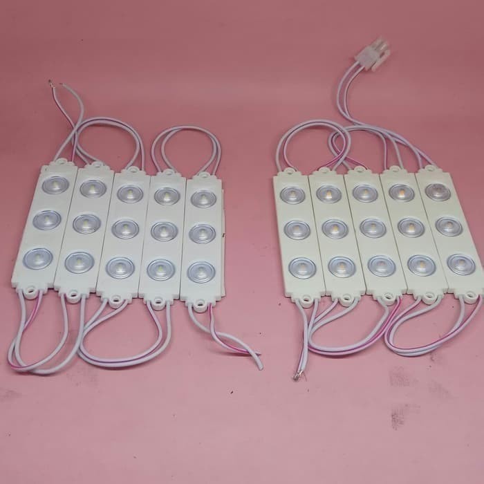 Led Modul Module 3 Mata + Lensa Cembung - Listrik AC 220 Volt,.Led Modul Module 3 Mata + Lensa Cembu