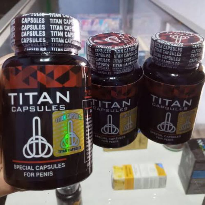 OBAT PEMBESAR KELAMIN PRIA TITAN CAPSULE ASLI 100% ORIGINAL OBAT VITALITAS PRIA OBAT KUAT PRIA TAHAN